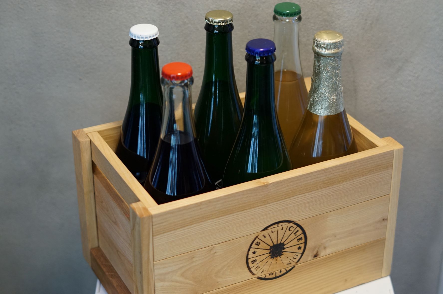 Beer crate - handmade from reclaimed wood
